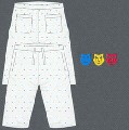 KN0702 ??????????? SWEAT HALF PANTS / WHITE M