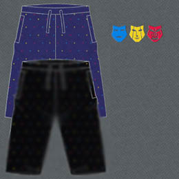 KN0702 AV}mO SWEAT HALF PANTS / NAVY M