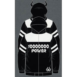 KN0703 ot@[} FULL ZIP HOODED SWEAT / BLACK M