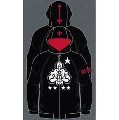 KN0704 [} FULL ZIP HOODED SWEAT / BLACK M