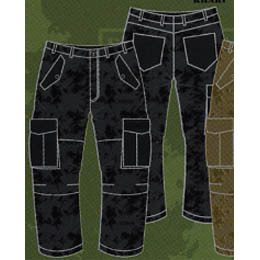 ST0702 SOLDIER CAMO GARGO PANTS / CHARCOAL M