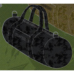 ST0706 SOLDIER CAMO DRUM BAG / CHARCOAL