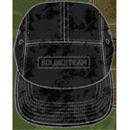 ST0710 SOLDIER CAMO JET CAP / CHARCOAL