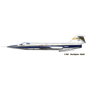 1/72 F-104N s`FCX@ NASA