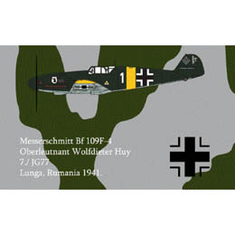 1/72 LUFTWAFFE Bf109F-4 LT HUY