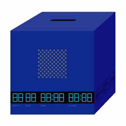 ALARM CLOCK + BANK = BANCLOCK / Blue