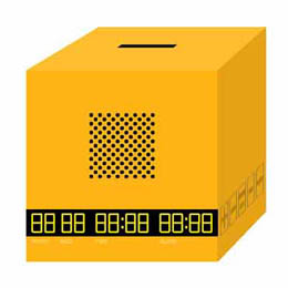 ALARM CLOCK + BANK = BANCLOCK / Yellow