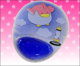 ハト・キラキラ★リキッドマウスパッド